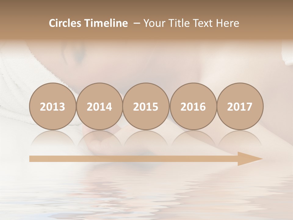 Woman Harmony White PowerPoint Template