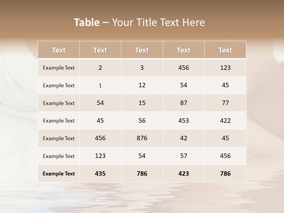 Woman Harmony White PowerPoint Template