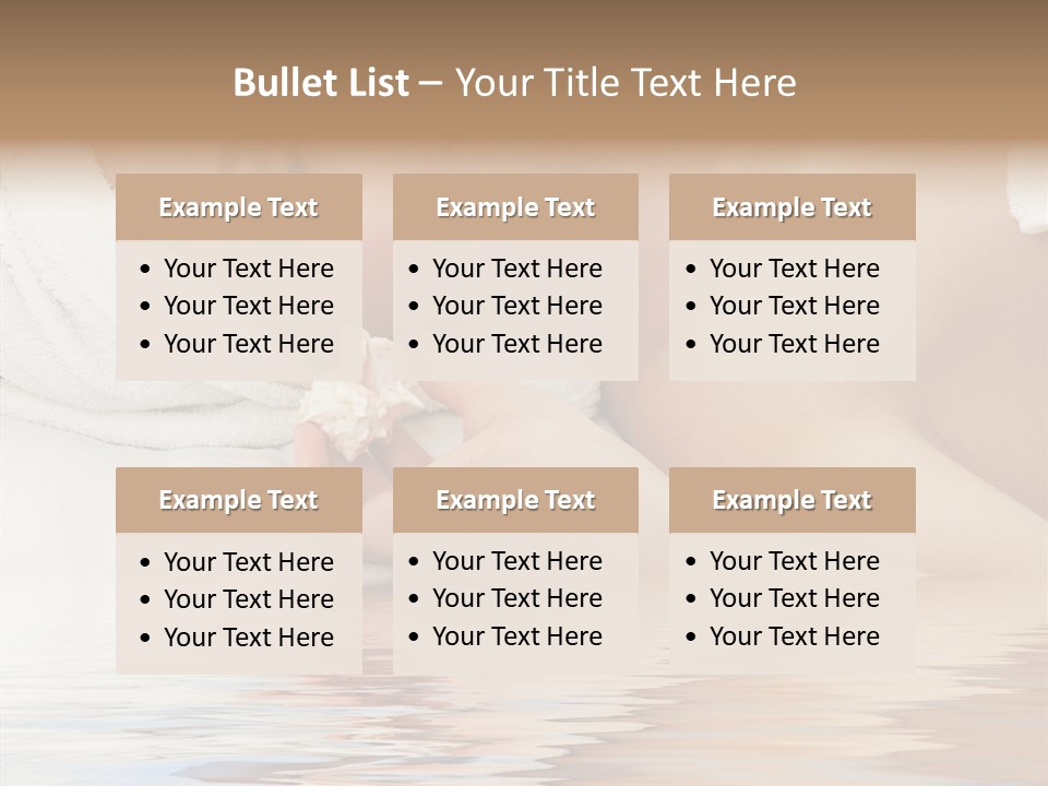 Woman Harmony White PowerPoint Template