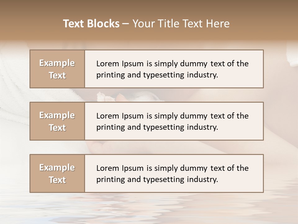 Woman Harmony White PowerPoint Template