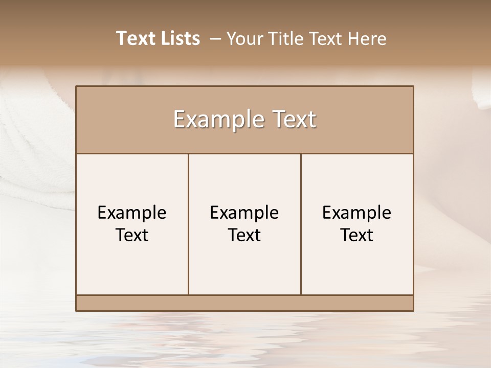 Woman Harmony White PowerPoint Template