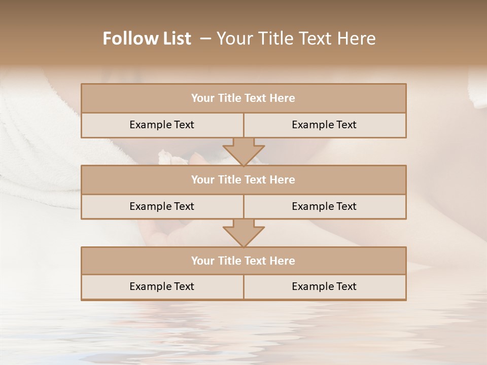 Woman Harmony White PowerPoint Template