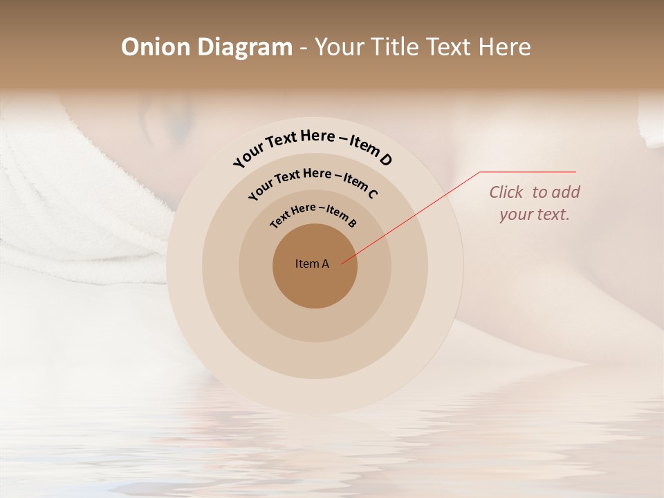 Woman Harmony White PowerPoint Template