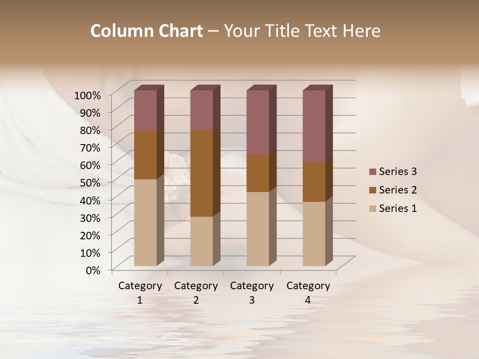 Woman Harmony White PowerPoint Template