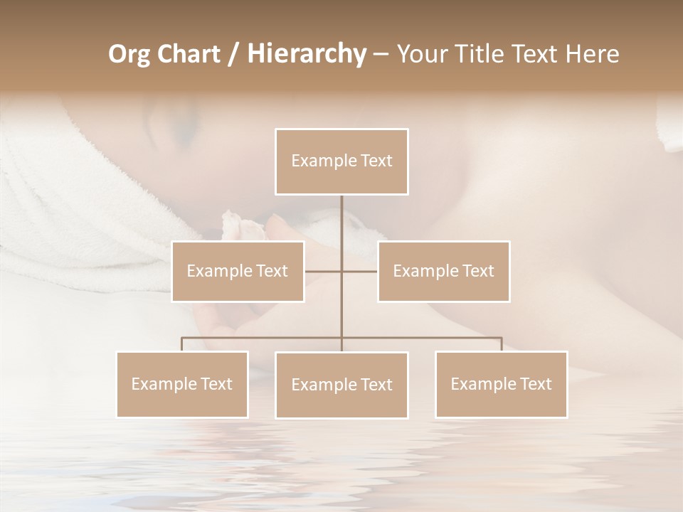 Woman Harmony White PowerPoint Template