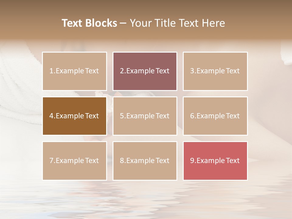 Woman Harmony White PowerPoint Template