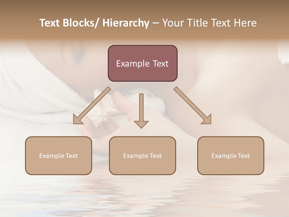 Woman Harmony White PowerPoint Template