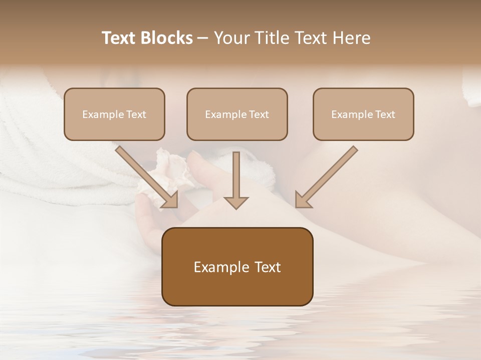 Woman Harmony White PowerPoint Template