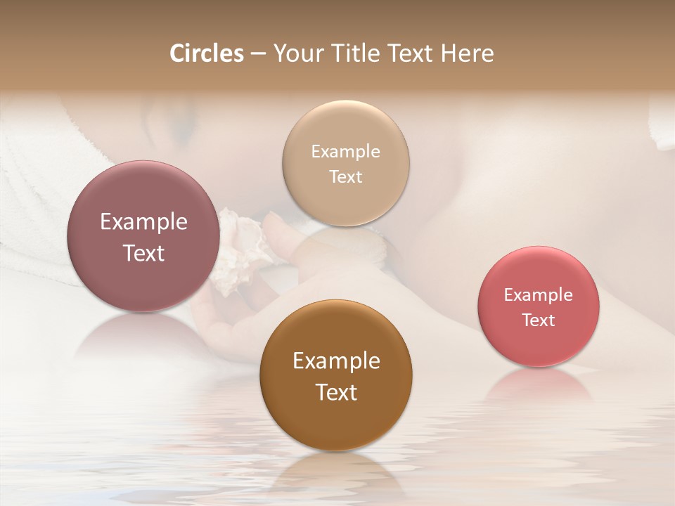 Woman Harmony White PowerPoint Template