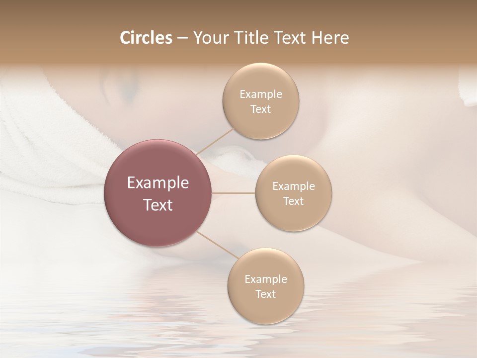 Woman Harmony White PowerPoint Template