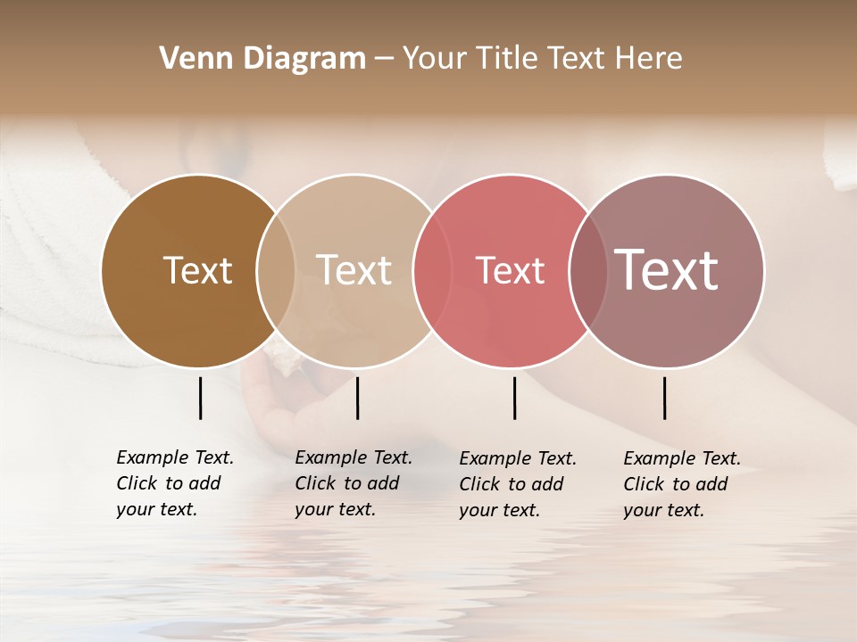 Woman Harmony White PowerPoint Template