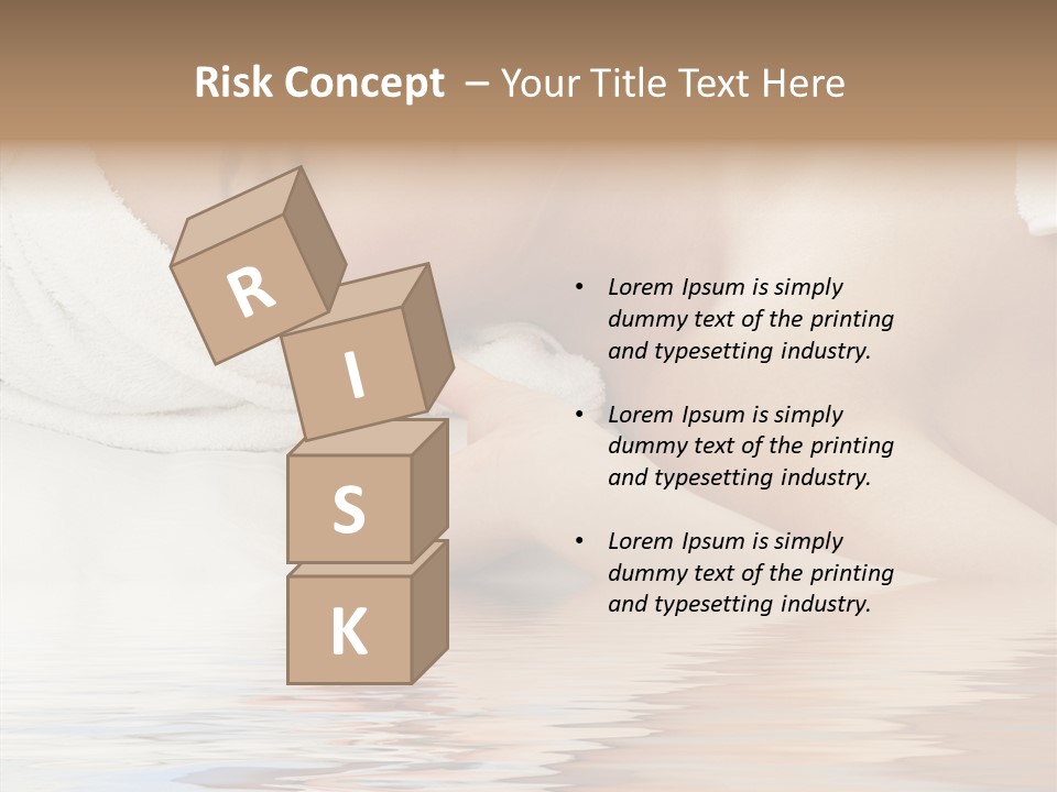 Woman Harmony White PowerPoint Template