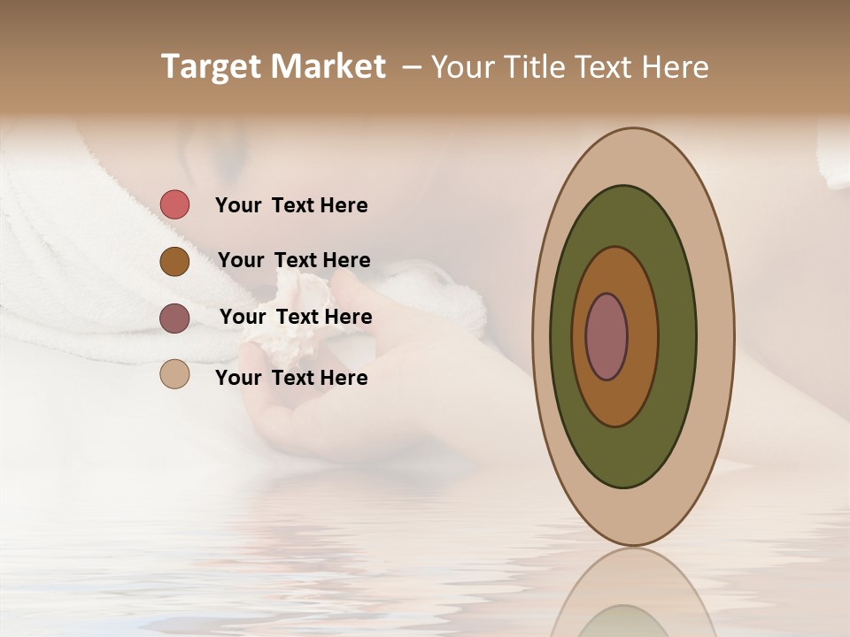 Woman Harmony White PowerPoint Template