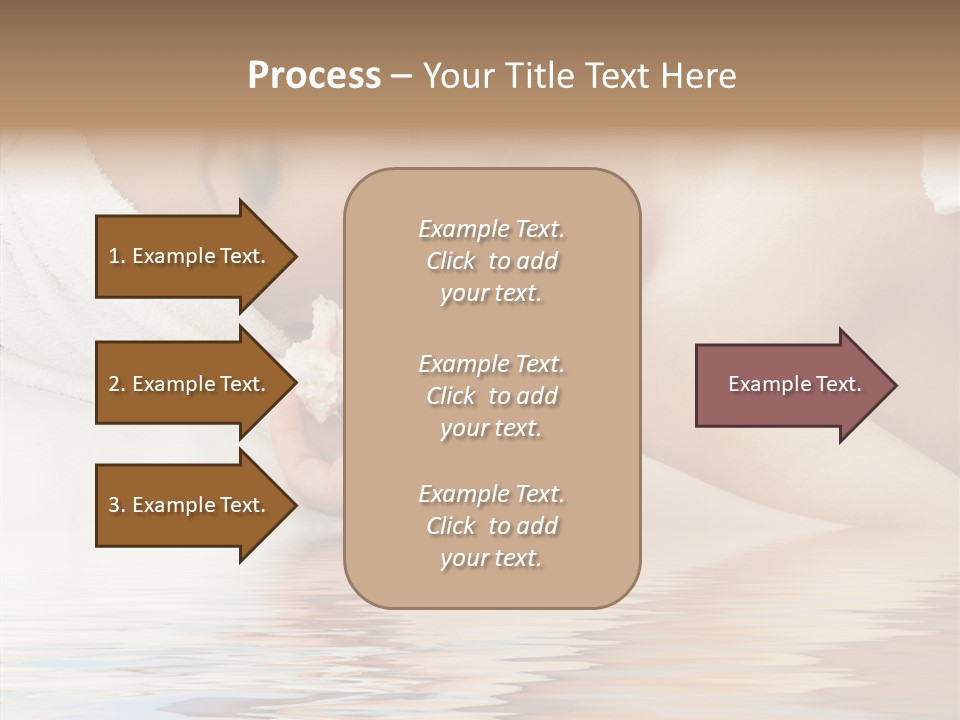 Woman Harmony White PowerPoint Template