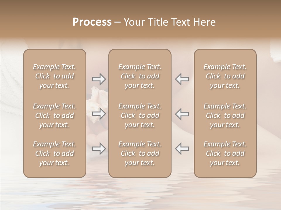 Woman Harmony White PowerPoint Template