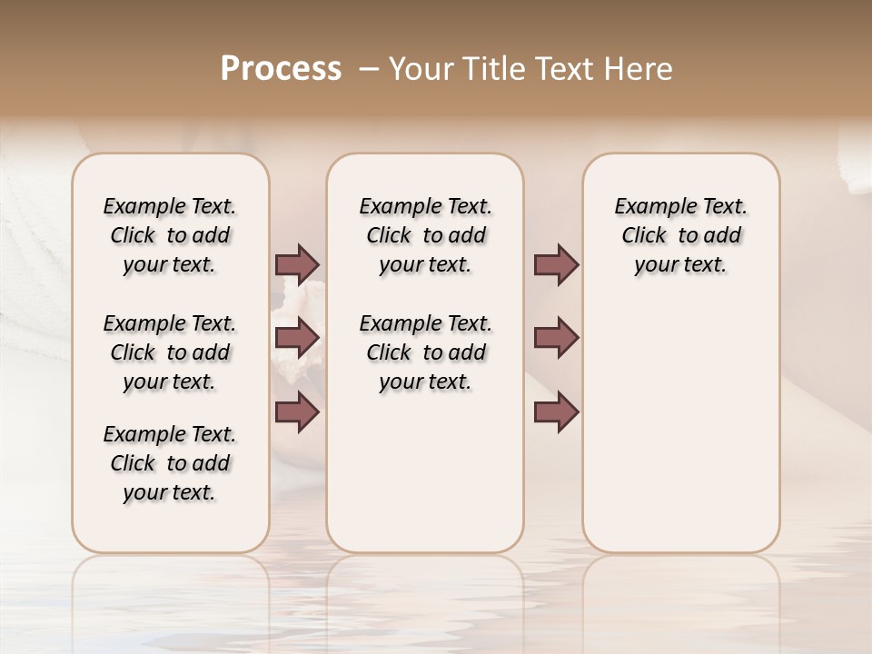 Woman Harmony White PowerPoint Template