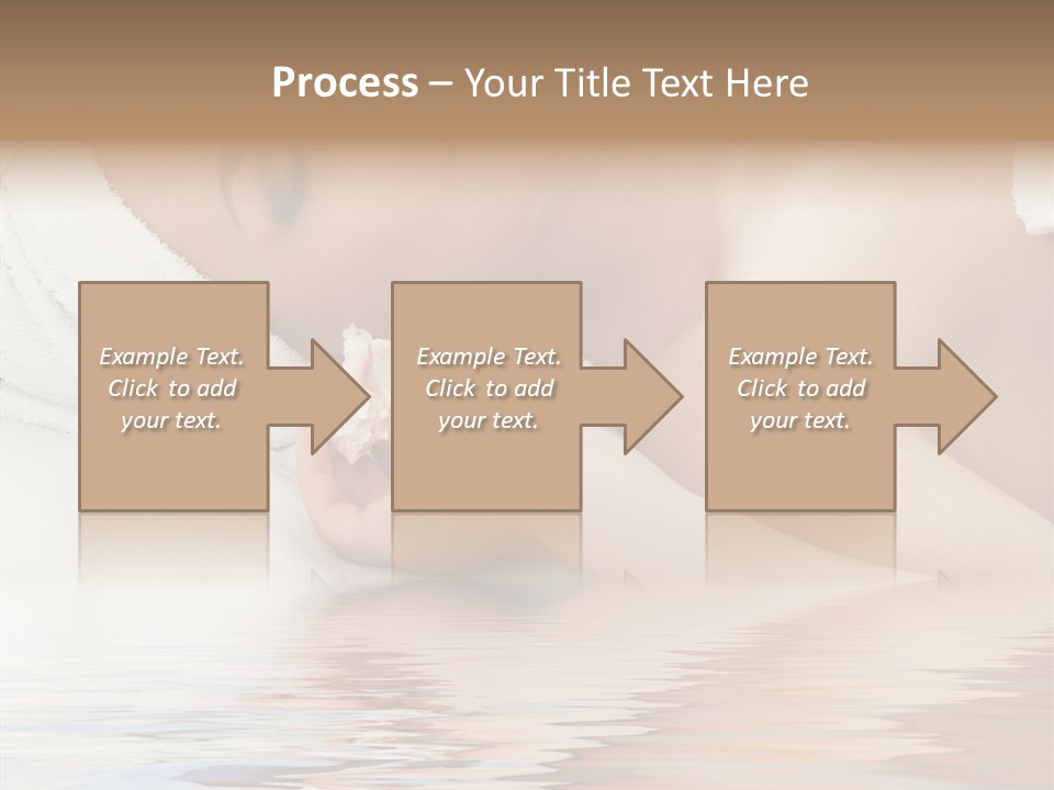 Woman Harmony White PowerPoint Template