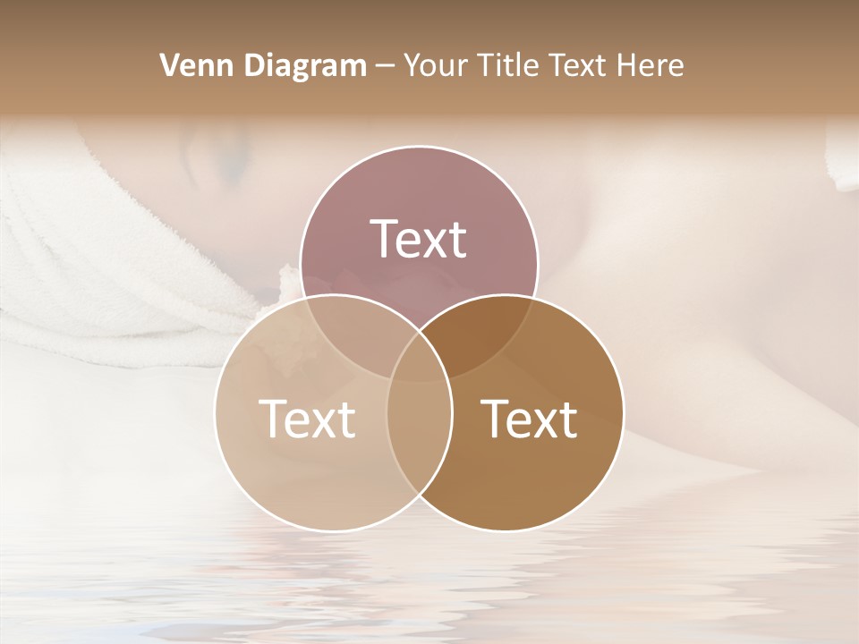 Woman Harmony White PowerPoint Template