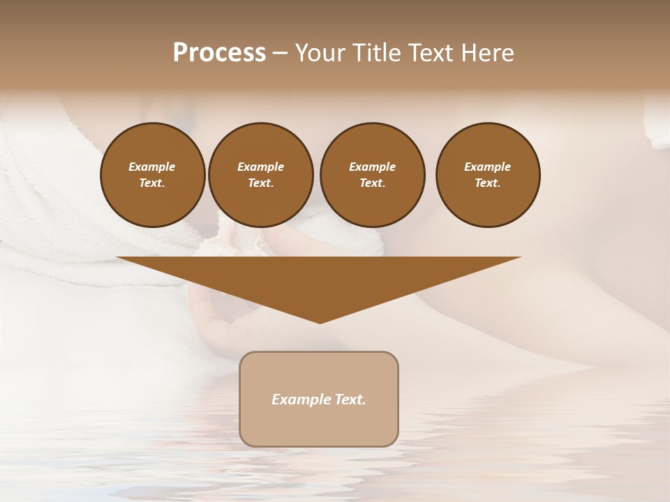 Woman Harmony White PowerPoint Template