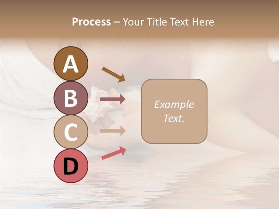 Woman Harmony White PowerPoint Template