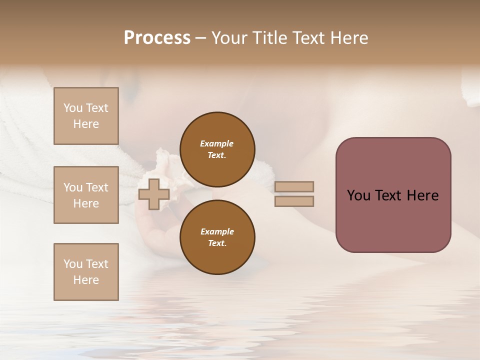 Woman Harmony White PowerPoint Template