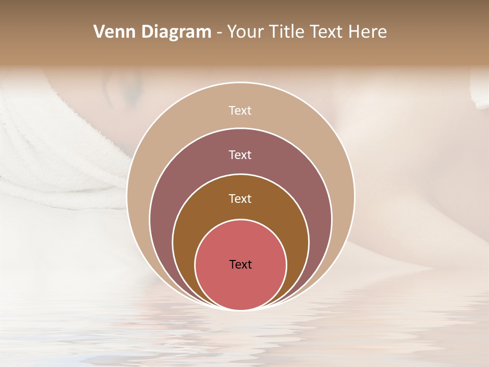 Woman Harmony White PowerPoint Template