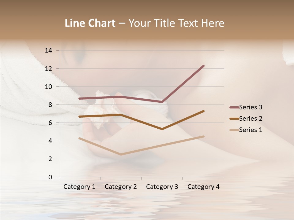 Woman Harmony White PowerPoint Template