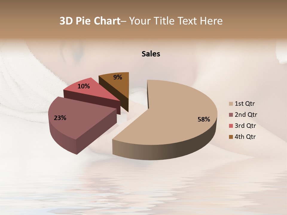 Woman Harmony White PowerPoint Template
