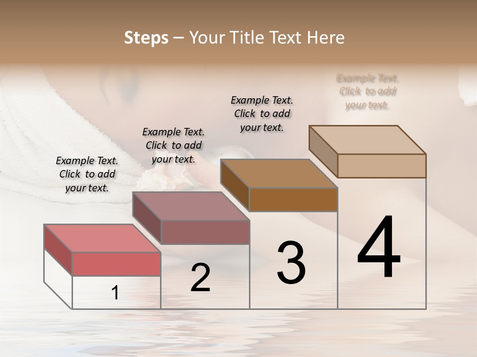 Woman Harmony White PowerPoint Template