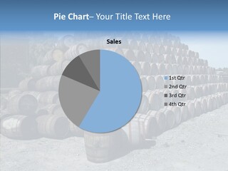 Stacked Alcohol Container PowerPoint Template