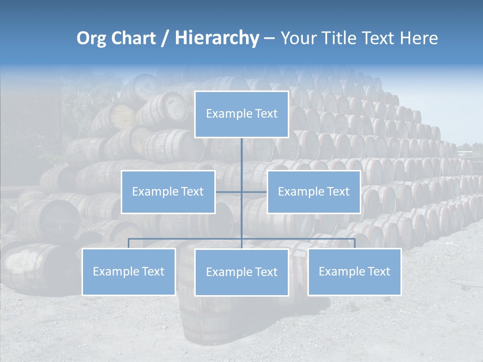 Stacked Alcohol Container PowerPoint Template