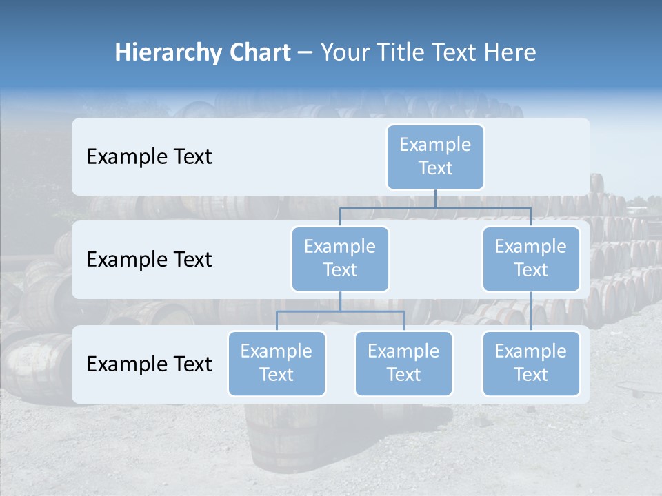 Stacked Alcohol Container PowerPoint Template