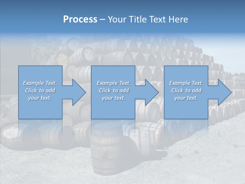 Stacked Alcohol Container PowerPoint Template