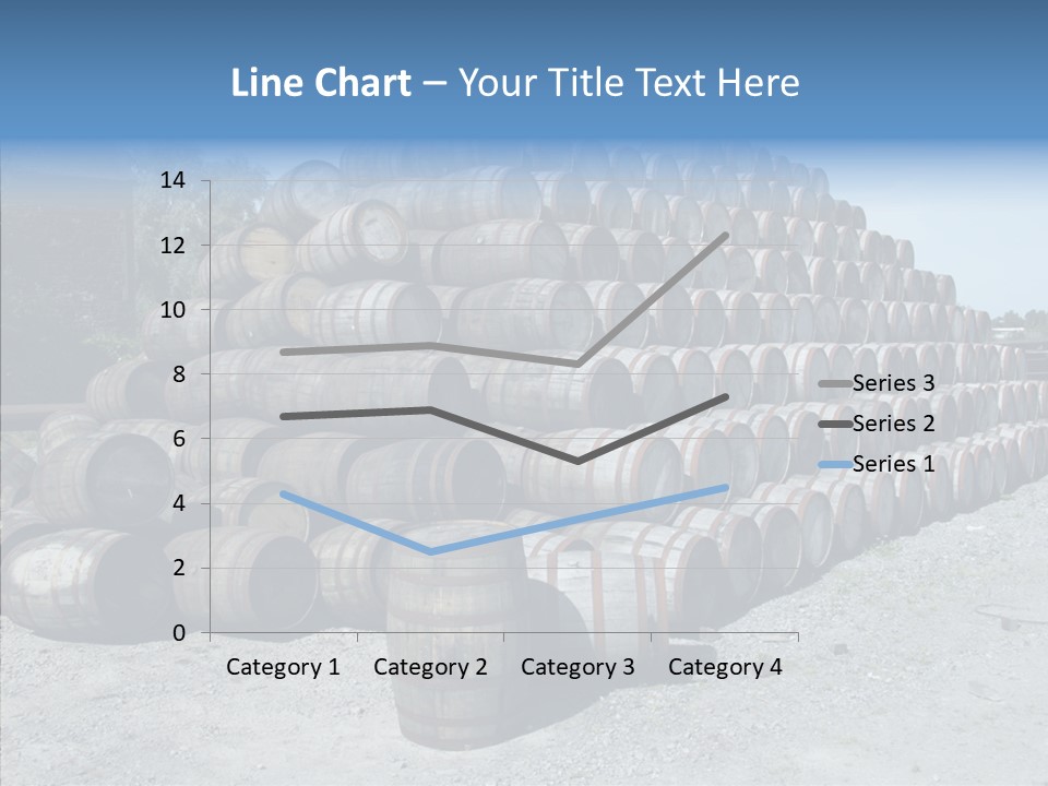 Stacked Alcohol Container PowerPoint Template