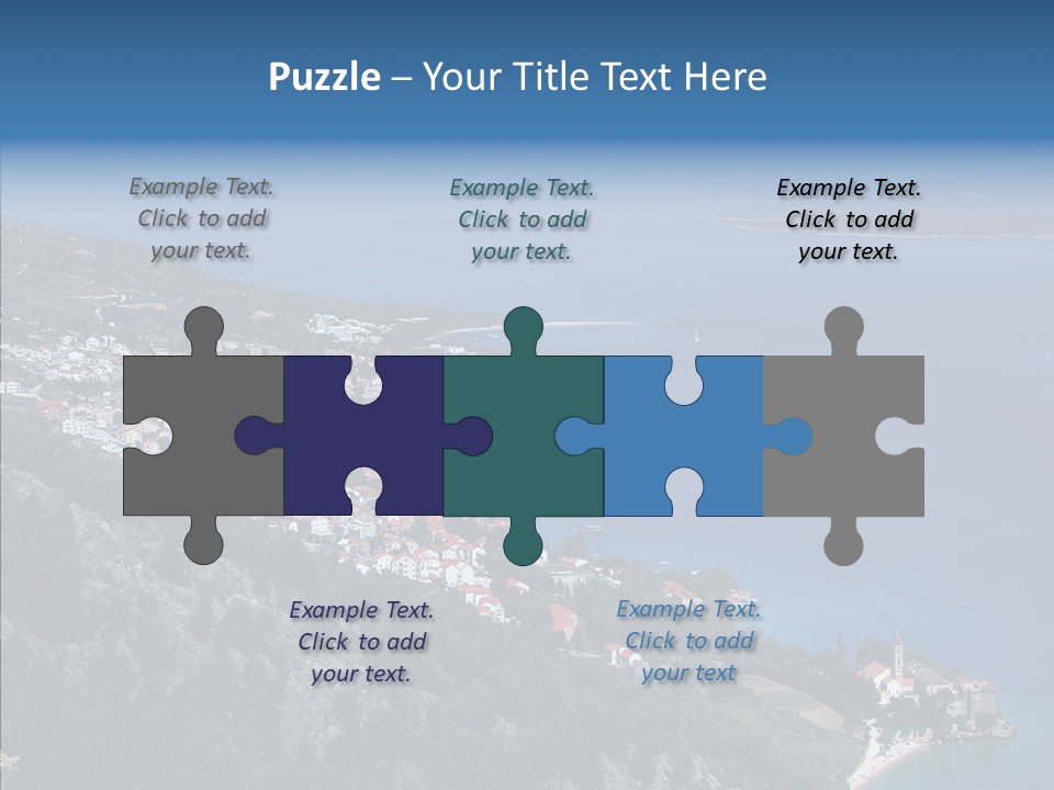 Tourist Sea Journey PowerPoint Template