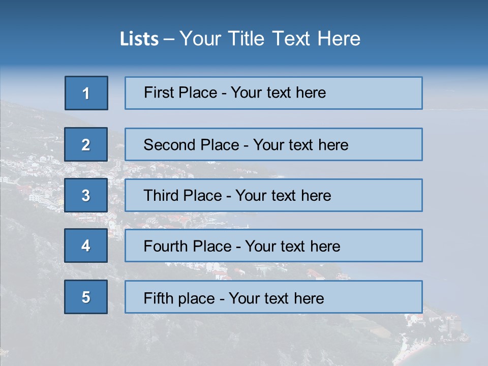 Tourist Sea Journey PowerPoint Template