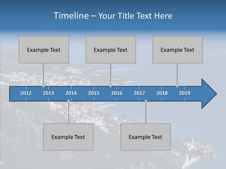 Tourist Sea Journey PowerPoint Template