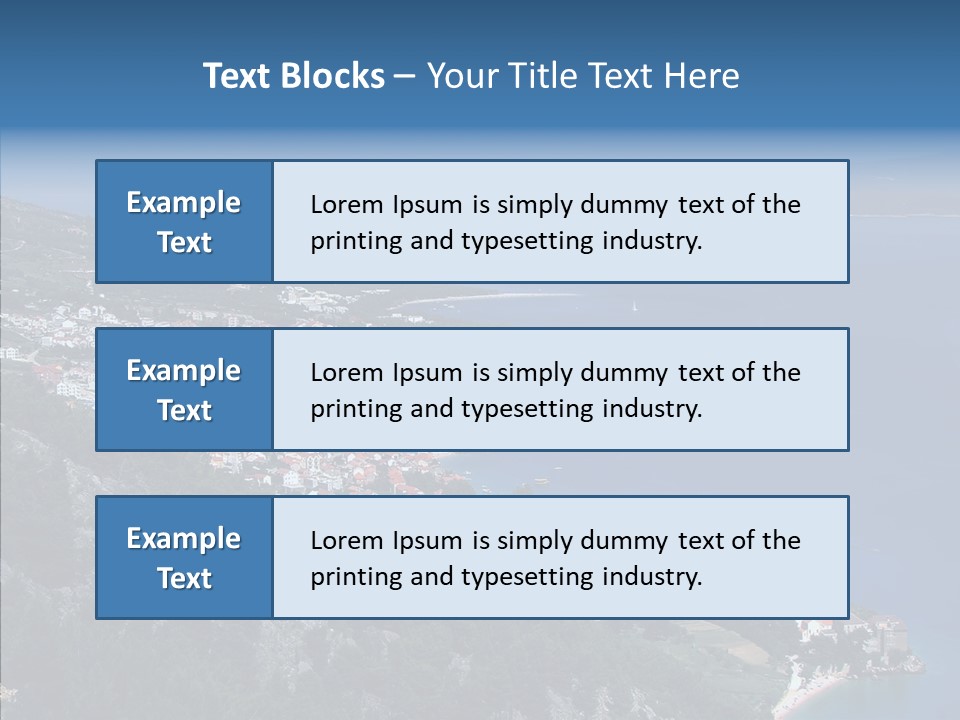 Tourist Sea Journey PowerPoint Template