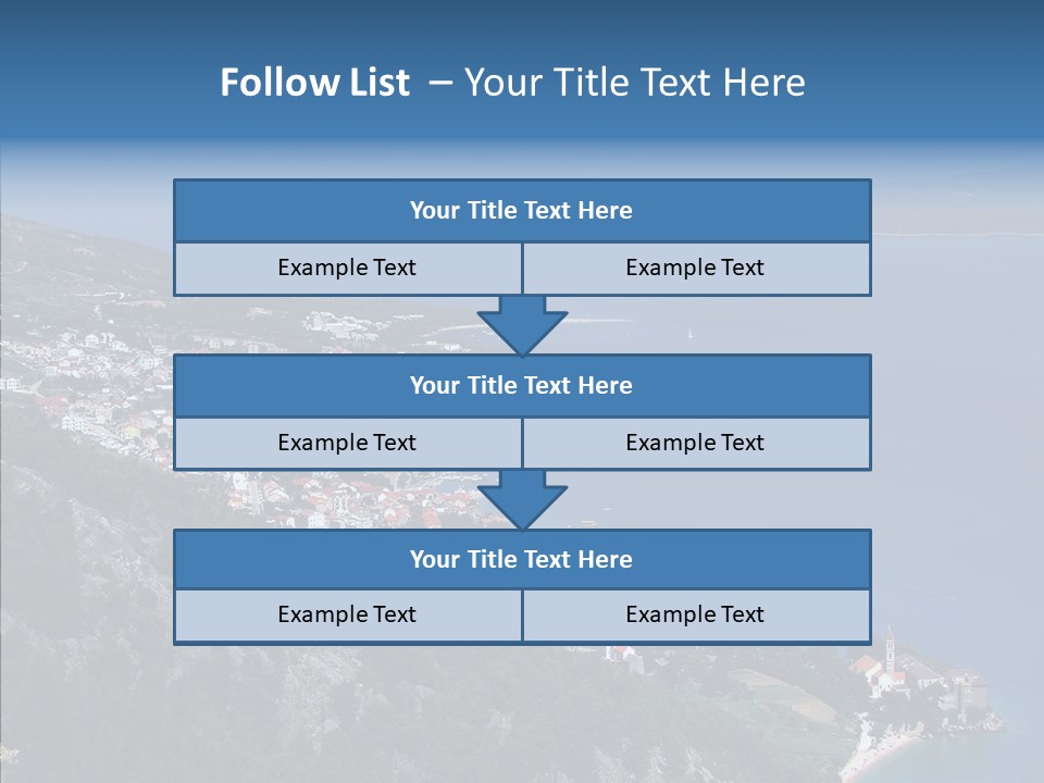 Tourist Sea Journey PowerPoint Template