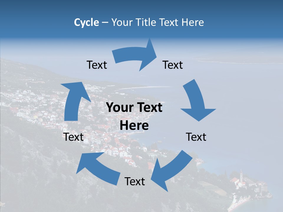 Tourist Sea Journey PowerPoint Template