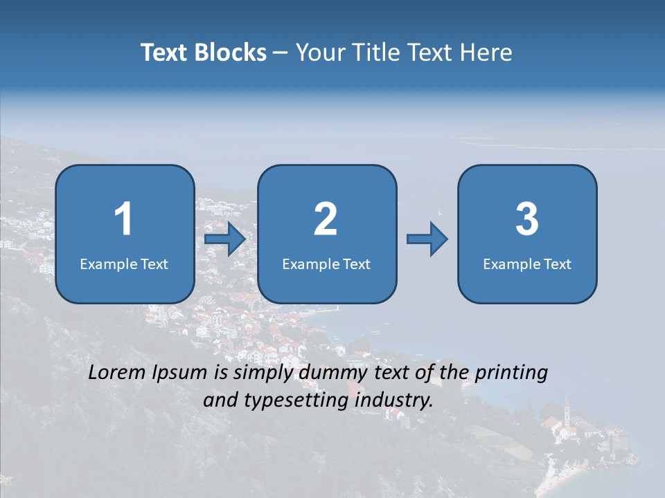 Tourist Sea Journey PowerPoint Template