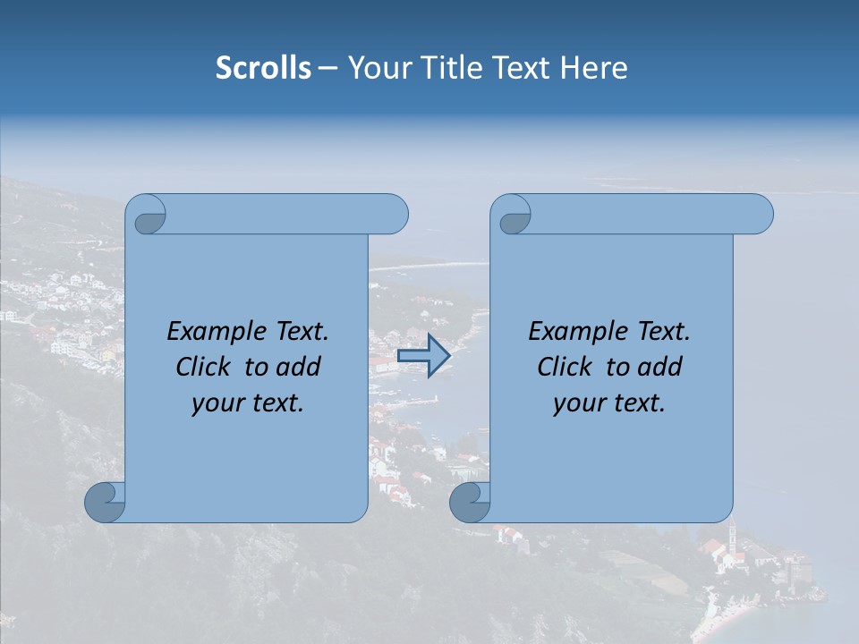 Tourist Sea Journey PowerPoint Template