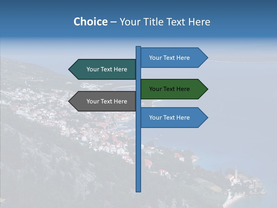 Tourist Sea Journey PowerPoint Template