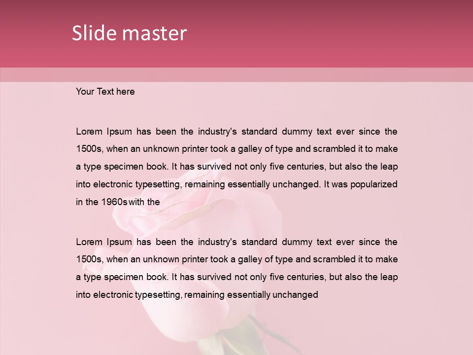 Anniversary Blossom Human PowerPoint Template