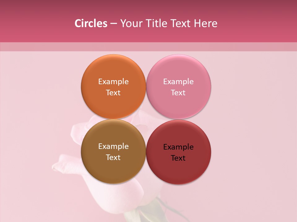 Anniversary Blossom Human PowerPoint Template