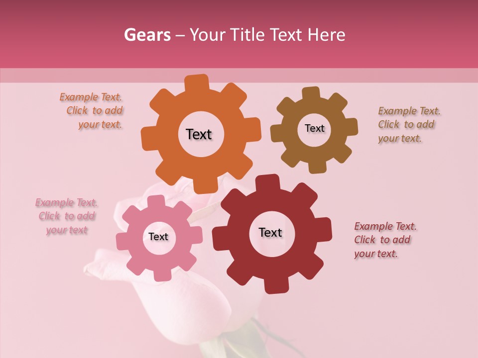 Anniversary Blossom Human PowerPoint Template