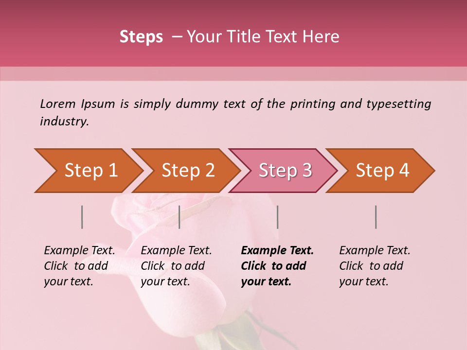 Anniversary Blossom Human PowerPoint Template