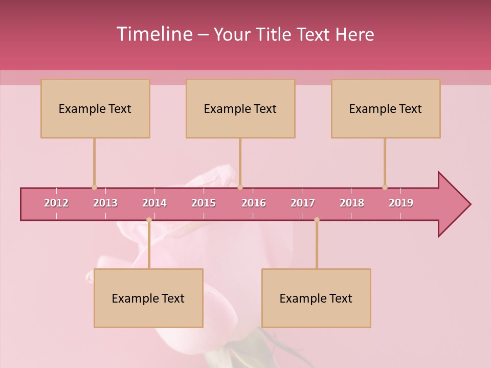 Anniversary Blossom Human PowerPoint Template