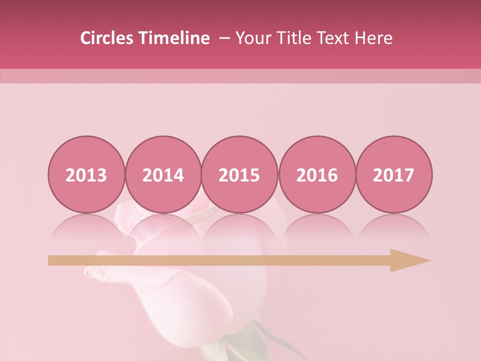 Anniversary Blossom Human PowerPoint Template