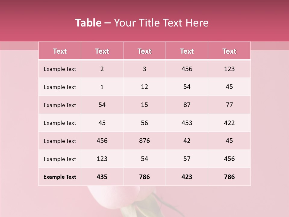 Anniversary Blossom Human PowerPoint Template